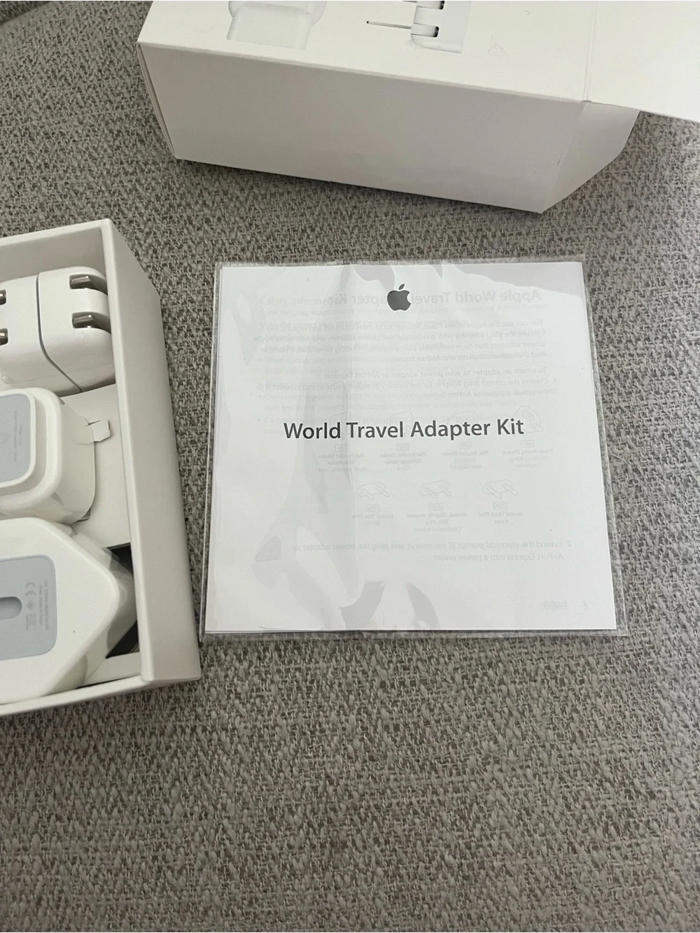 New Apple World Travel Adaptor Kit AC converter #MD837AM/A
